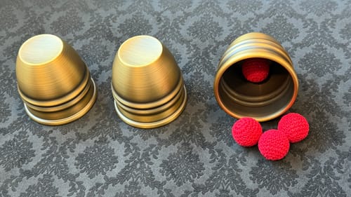 Customer photo review of [US Warehouse] Artistic Combo Cups and Balls Set by TCC