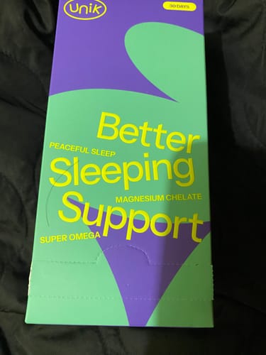 Customer photo review of Better Sleeping Support (30 Days)