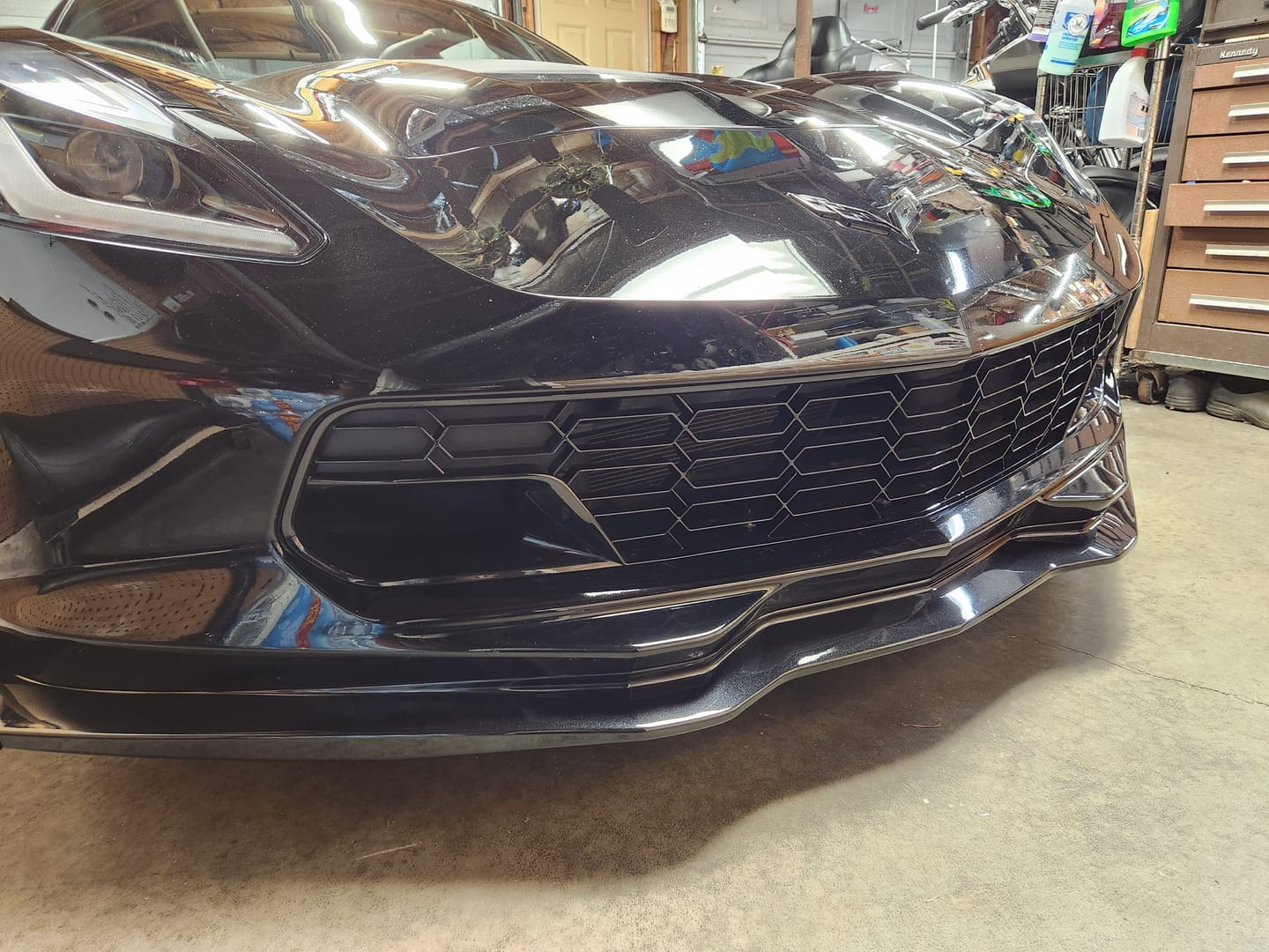 Customer photo review of Corvette C7 Front Bumper Grill