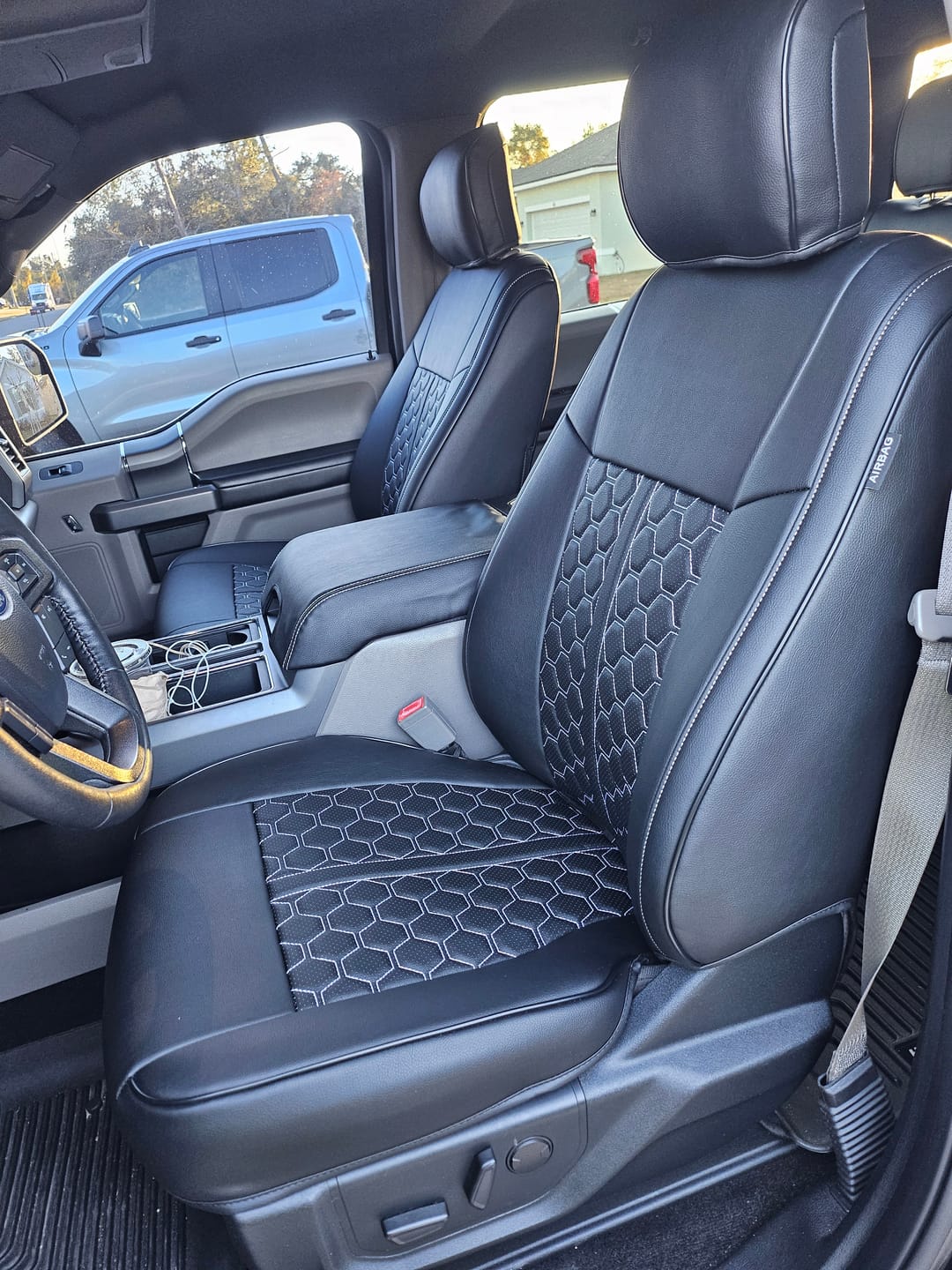 Customer photo review of 2015-20 Ford F-150 | 15-22 F-250 F-350 Custom Seat Covers