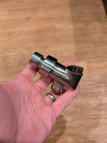 Customer photo review of All Metal Handheld Shower Head Set, Low Flow 1-Spray, 1.75 GPM