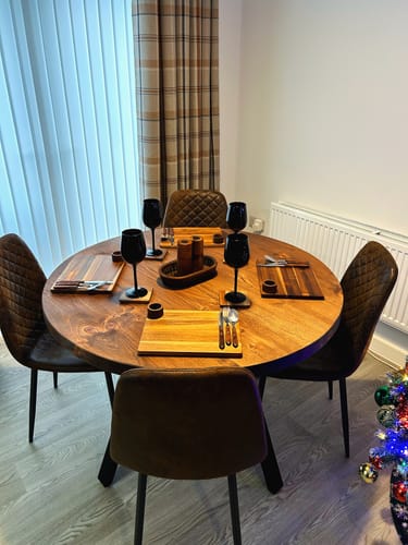 Customer photo review of Round Dining Table
