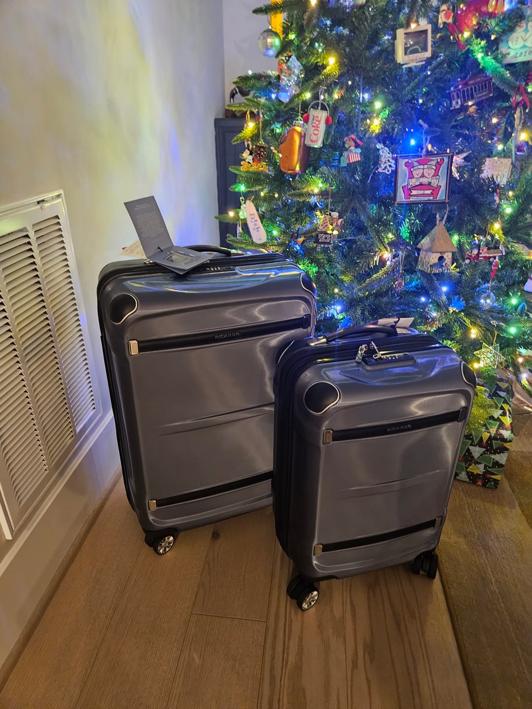 Customer photo review of Rodeo Drive 2.0 Hardside 2-Piece Set (21" Carry-on & 25" Medium Checked)