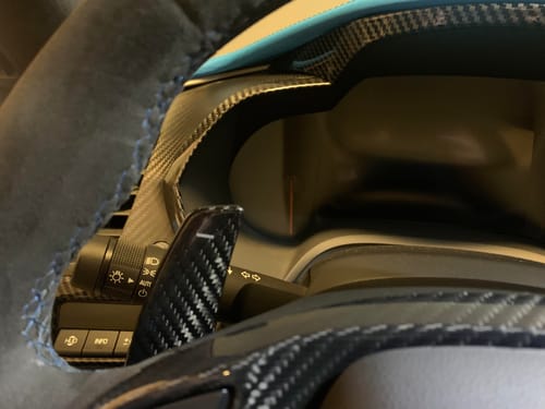 Customer photo review of C7 Corvette 2014–2019 Carbon Fiber Gauge Bezel Chrome Delete Cover