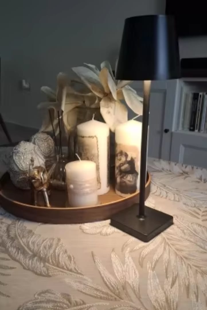 Customer photo review of Multifunktionale Kabellose Wiederaufladbare Tischlampe - NordicAura