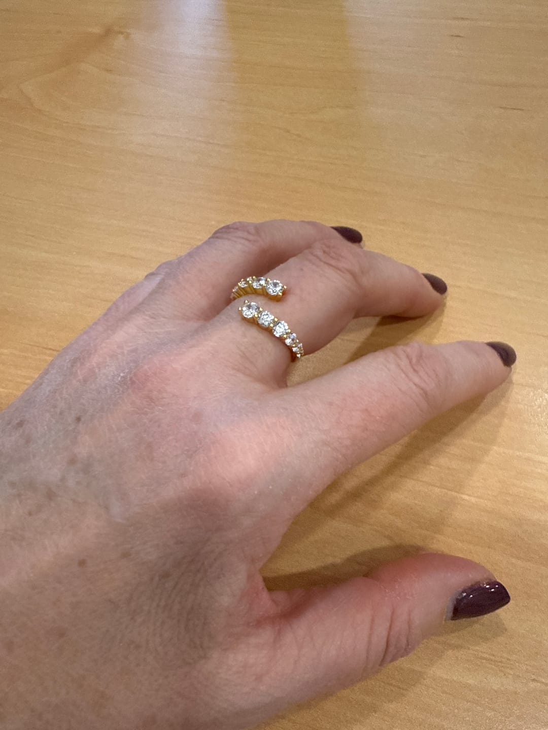 Customer photo review of Anillo Rosca Circonitas
