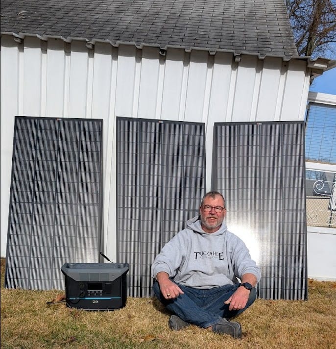 Customer photo review of MEGA 250 | 250 Watt Solar Panel | Premier 12V Off-Grid Solar Panel for RVs, Vans, Boats | 25-Year Output Warranty | UL Certified