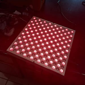 Customer photo review of Red Light Therapy Panel