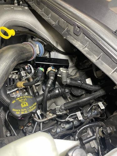 Customer photo review of SPE Motorsport 2017+ 6.7L Powerstroke Fuel Filter System