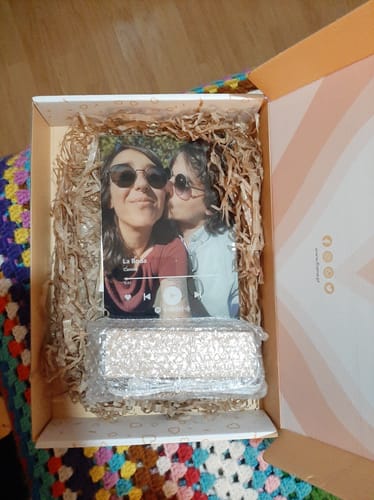 Customer photo review of Lâmpada Spotify Player Personalizável c/ Fotografia Completa