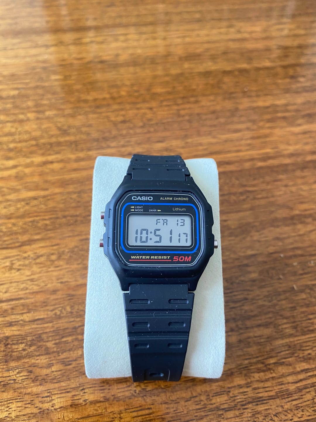 Customer photo review of Reloj Casio Vintage W-59-1VQD Azul/Negro