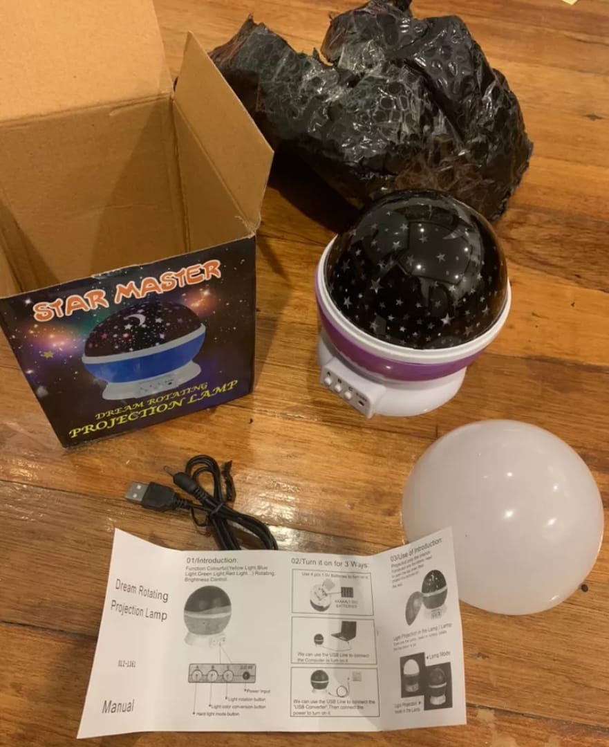 Customer photo review of Sternenprojektor Nachtlampe - Luna