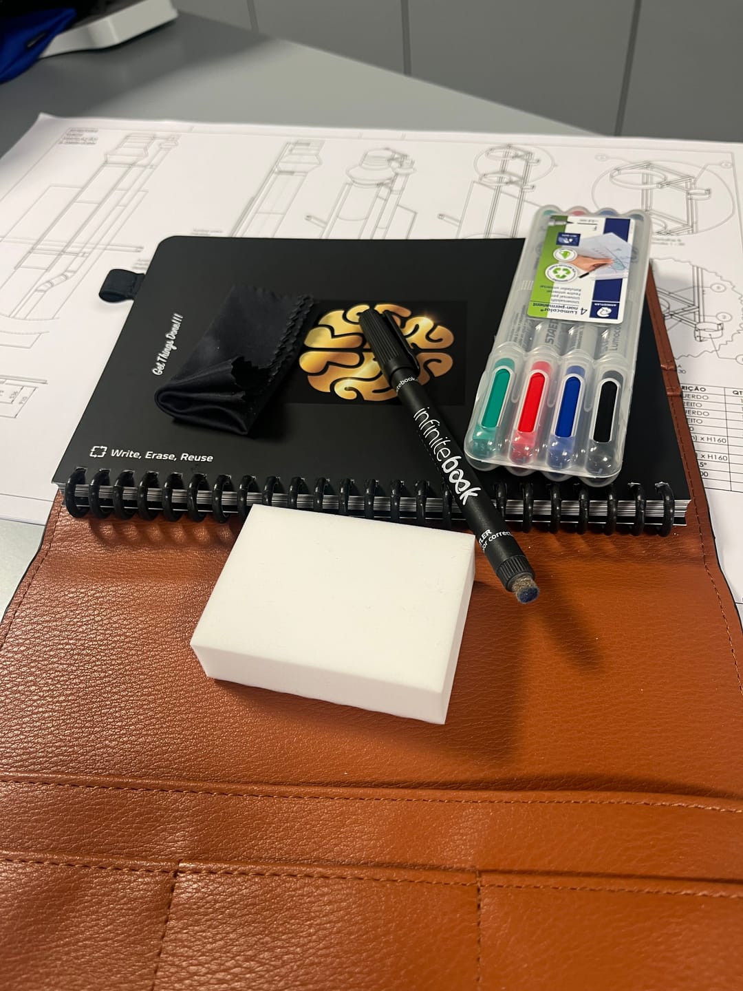 Customer photo review of Pack Staedtler Lumocolor® Non-permanent (F)