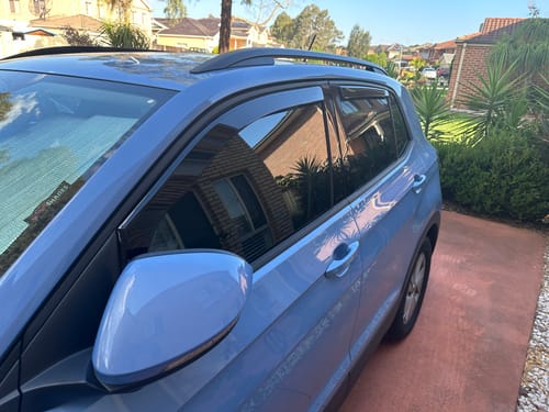 Customer photo review of Slim-line Weather Shields - Volkswagen T-Cross 5 Door 19+