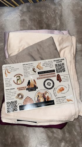 Customer photo review of Premium Hijab Undercap - Oat