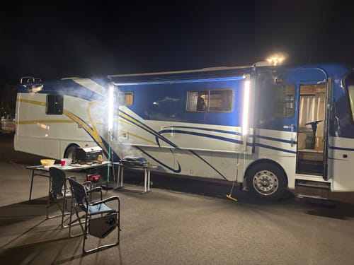 Customer photo review of RV Awning Light 48" (Twin Pack) - 10,000 Lumens Camper Awning Lights