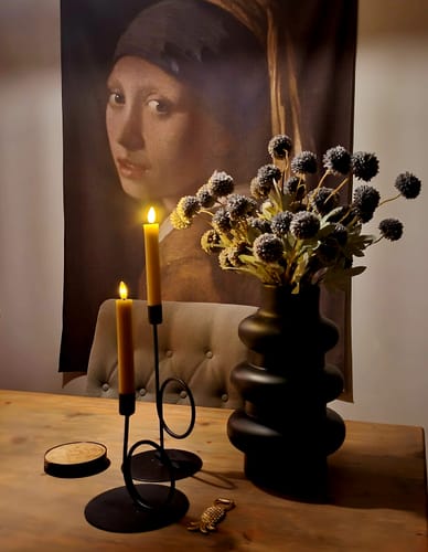 Fotorecensie van een klant over Zijden Kiku Bloemen - Blauwgrijs
