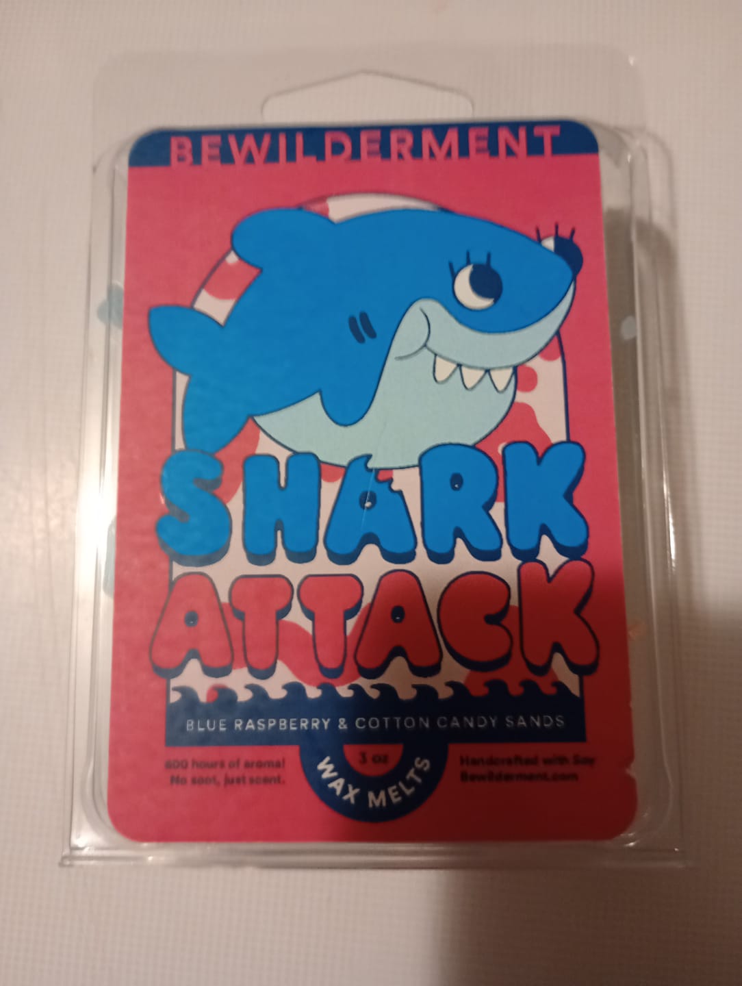 Customer photo review of Shark Attack Wax Melts