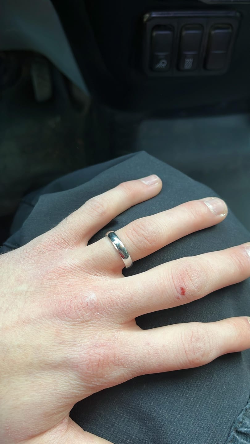 Customer photo review of Lena Ring | 18K vergoldet