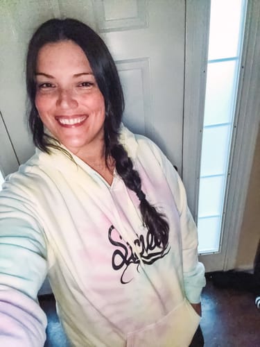 Customer photo review of Sacred Cotton Candy Hoodie