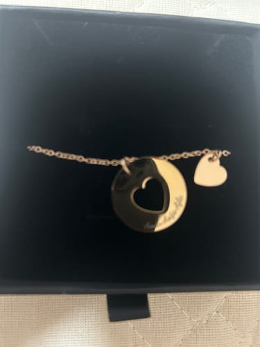 Customer photo review of Ogrlica: Izrezan Srček