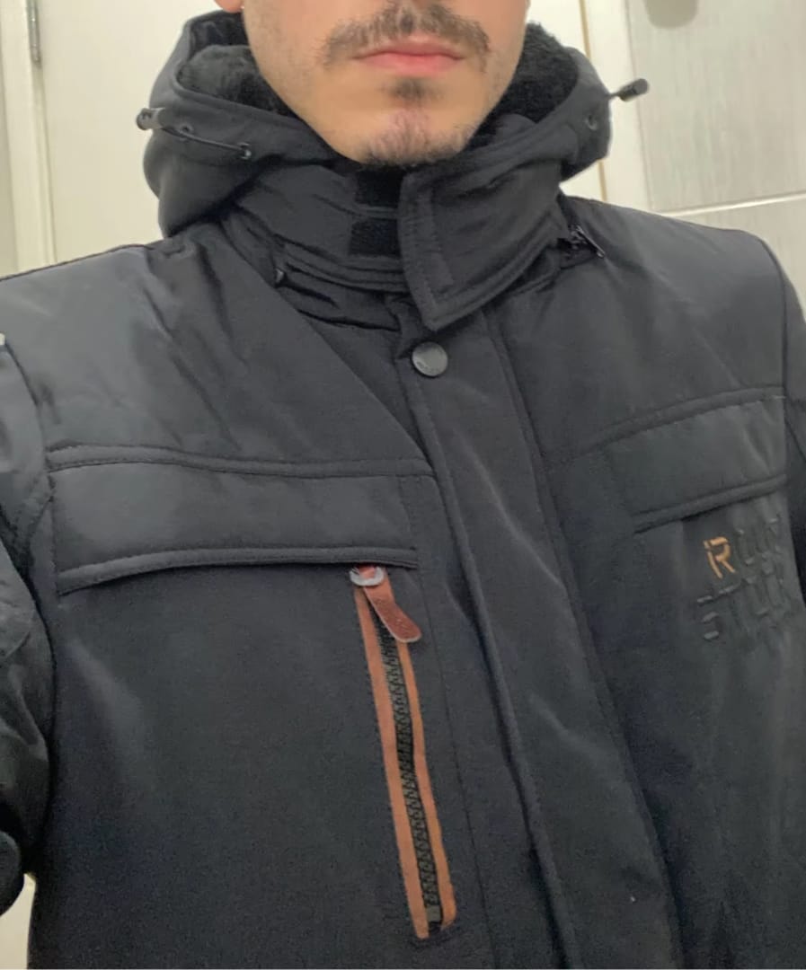 Customer photo review of Warme Winterjacke für Herren - Daan