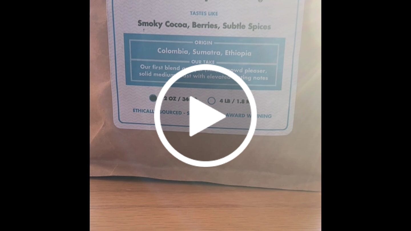Customer video review of Young Lions House Blend