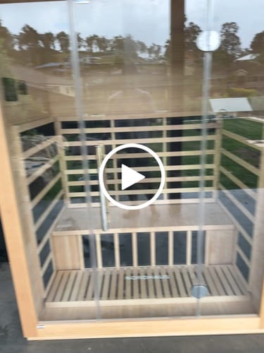 Customer video review of 3 Person Far Infrared Sauna