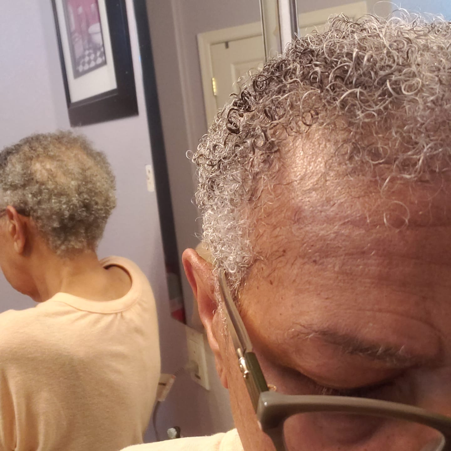 Customer photo review of Wash and Go Quinoa Gel with Ultra Hold for Curly Hair