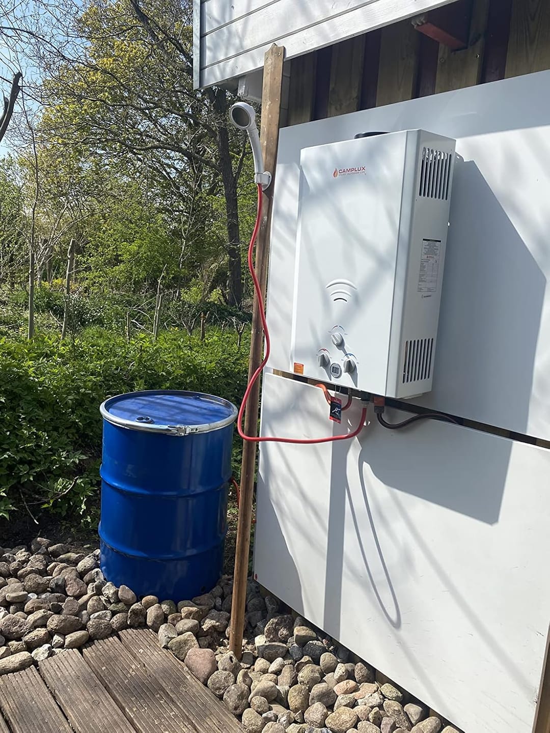 Customer photo review of Camplux BW422GR Großartig Gasdurchlauferhitzer