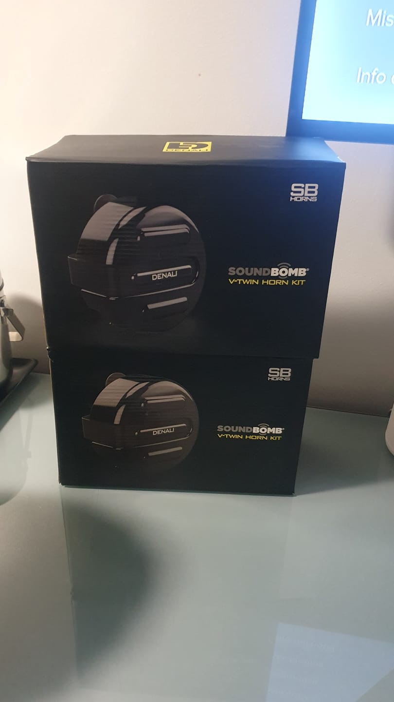 Customer photo review of SoundBomb™ V-Twin Dual-Tone Air Horn with Cover