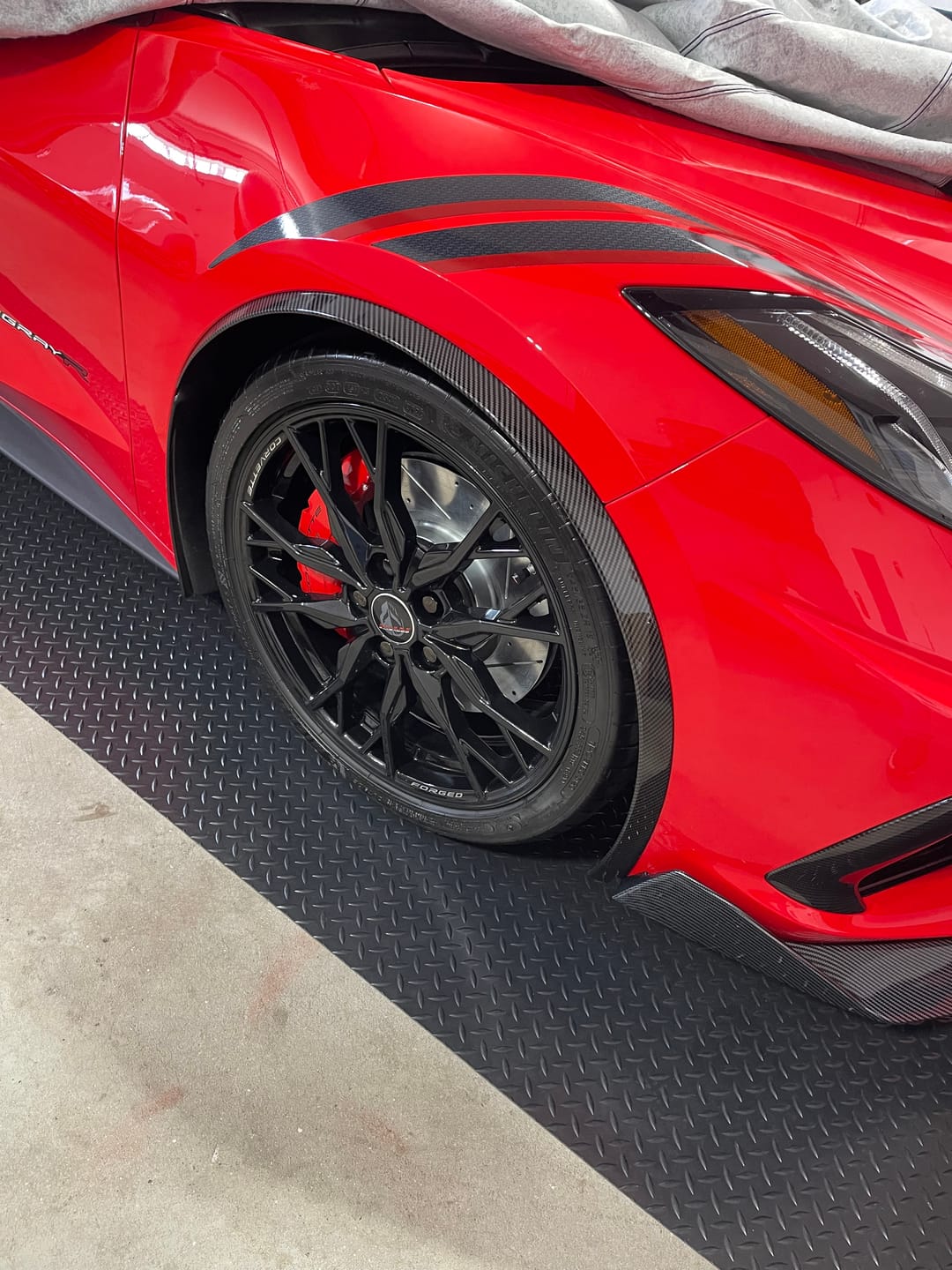 Customer photo review of Chevrolet Corvette C8 Side Wheel Fender