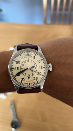 Customer photo review of Reloj Iron Annie - Movimiento Automático Suizo - Piloto