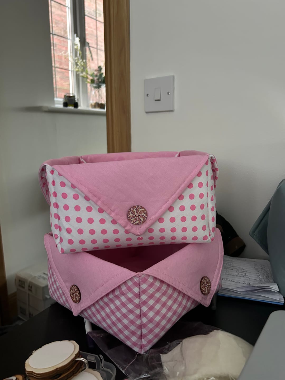 Customer photo review of 2 Metre Bag Wadding / Batting Bundle