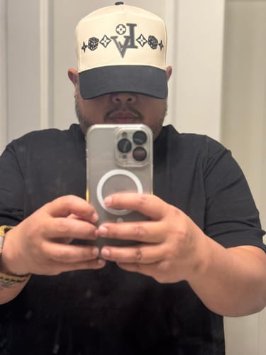 Customer photo review of K-Frame 5 Panel Baseball Hat