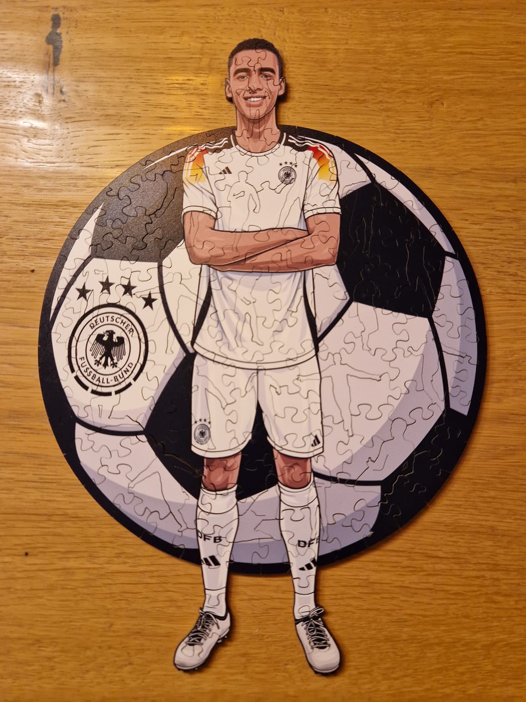 Customer photo review of Jamal Musiala - Holzpuzzle