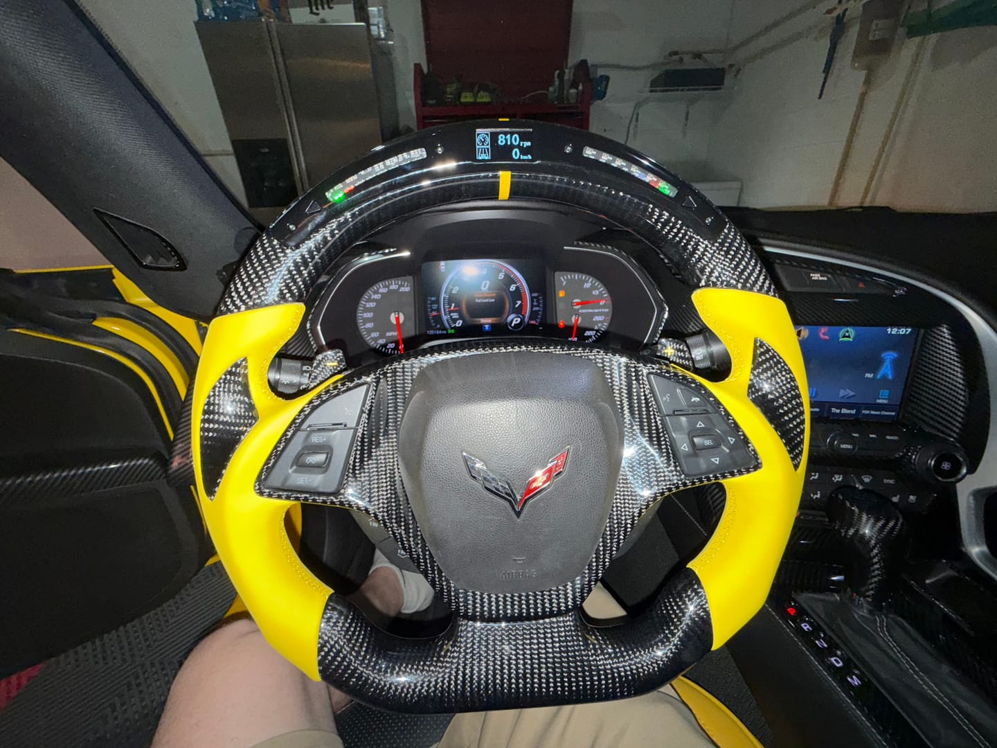 Customer photo review of [Complete] Custom Carbon Fiber Steering Wheel C7 Corvette Stingray/Z06/Grand Sport 2014-2019