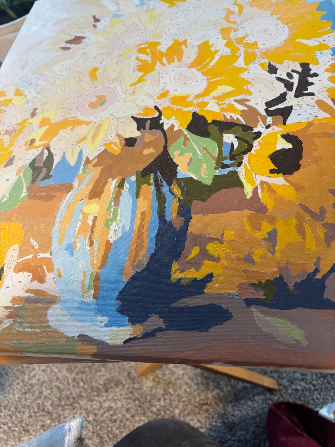 Customer photo review of Vase of Golden Blooms
