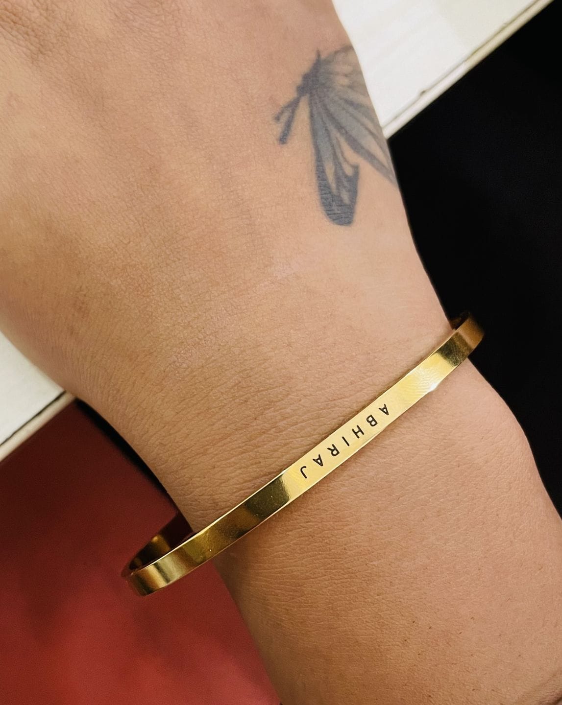 Customer photo review of Personalised Classic Bracelet