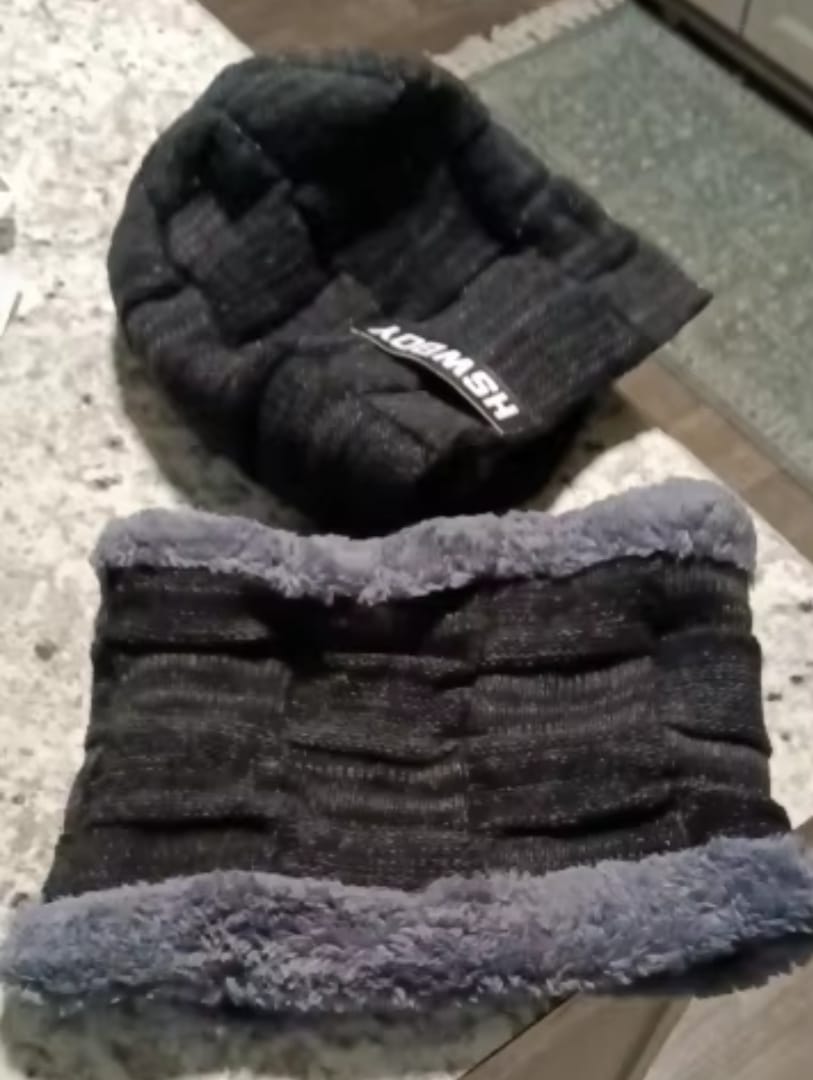 Customer photo review of Winter-Set | Schal und Mütze für einen stilvollen Look