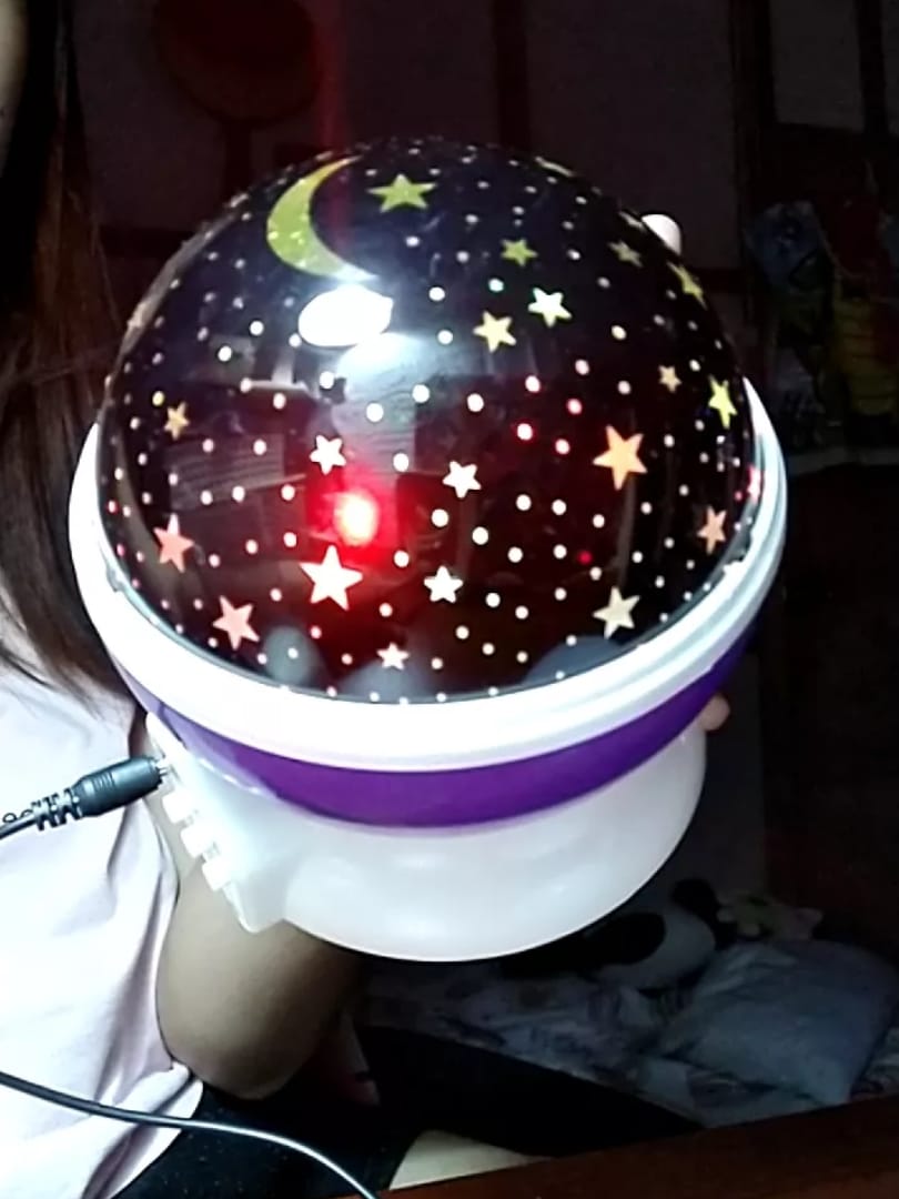 Customer photo review of Sternenprojektor Nachtlampe - Luna