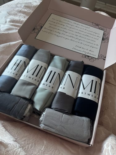 Customer photo review of Premium Hijab Undercap - Smoke