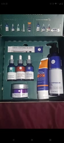 Customer photo review of Ácido hialurónico facial serum para arrugas antiedad