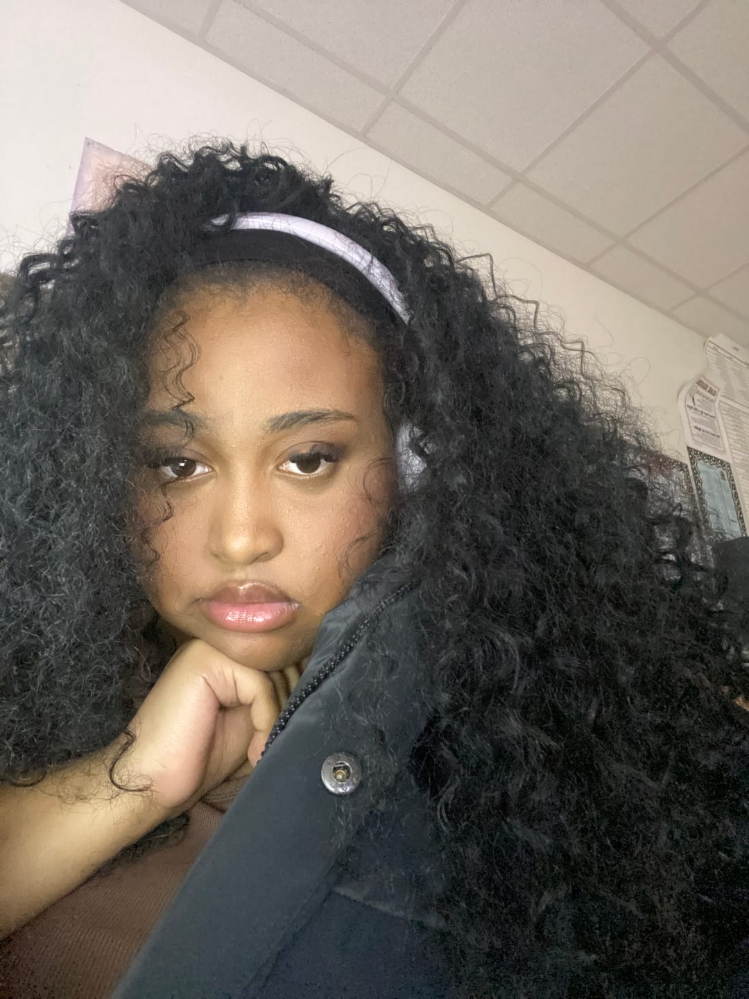 Customer photo review of Sensationnel Half Wig Instant Weave DRAWSTRING CAP IWD 5