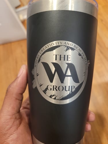 Customer photo review of (6 Pieces) Custom Laser Engraved - 20oz Tumblers