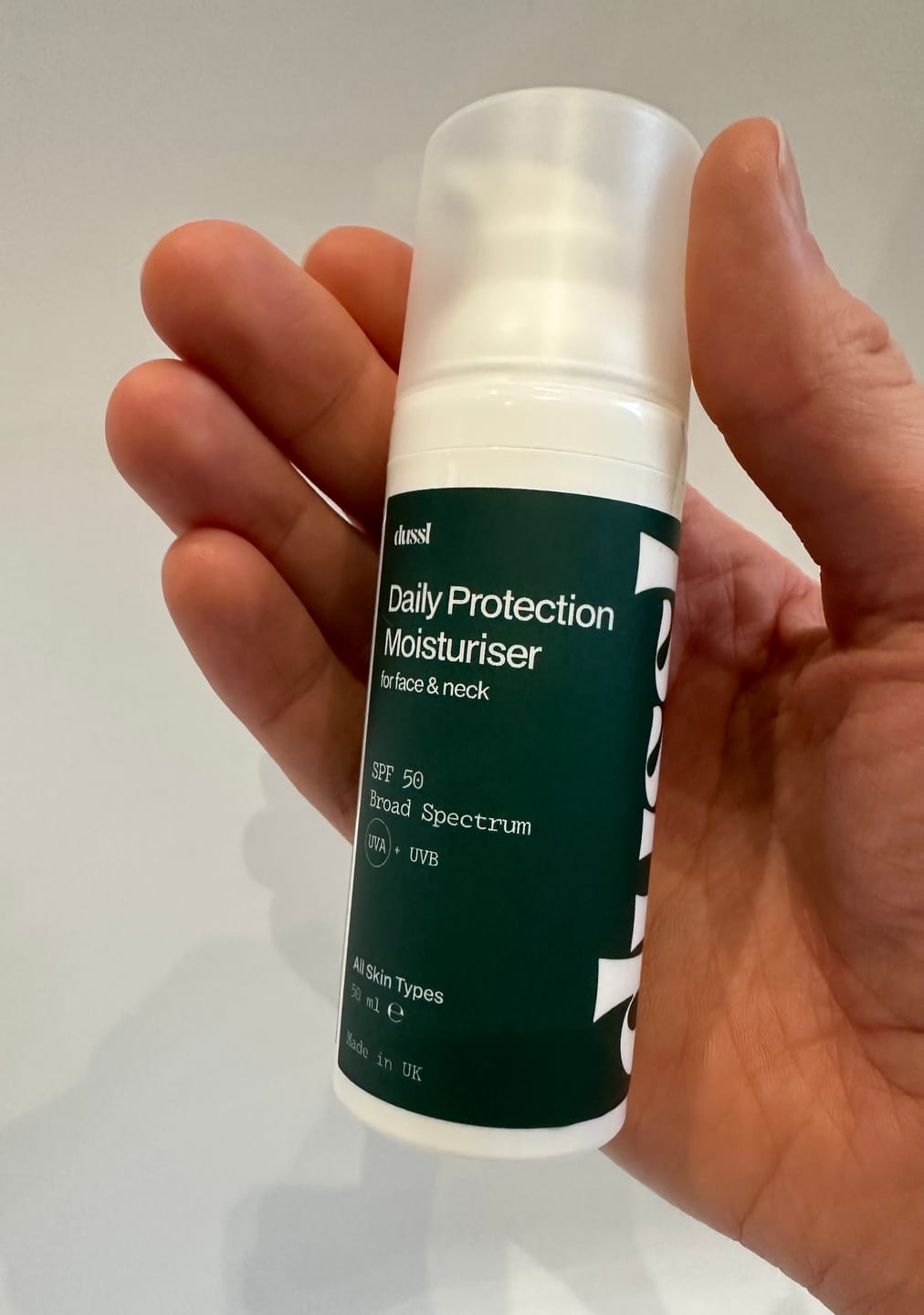 Customer photo review of Daily Protection Moisturiser SPF 50