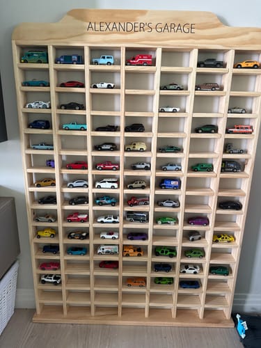 Customer photo review of Matchbox Car Garage Storage