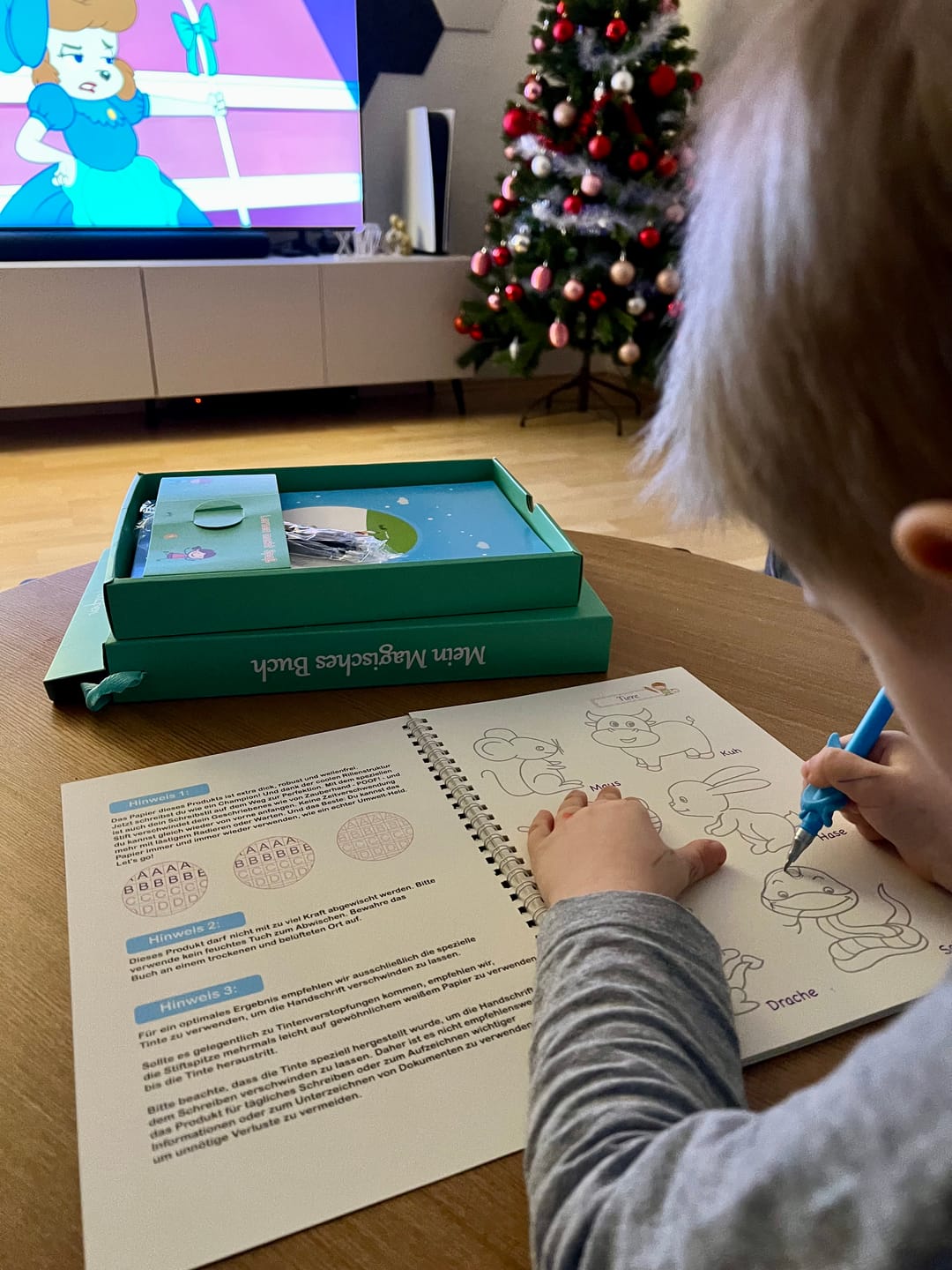 Customer photo review of Filapen® 5 Magische Übungshefte für Kinder - Wiederverwendbar - Inkl. Stift und Minen