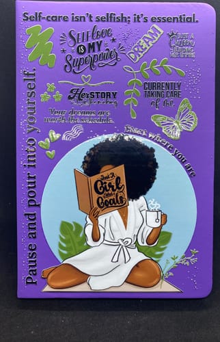 Ariska S. review of UV DTF Planner Cover Decal - Pause and Pour Into Yourself image 1 out of 1