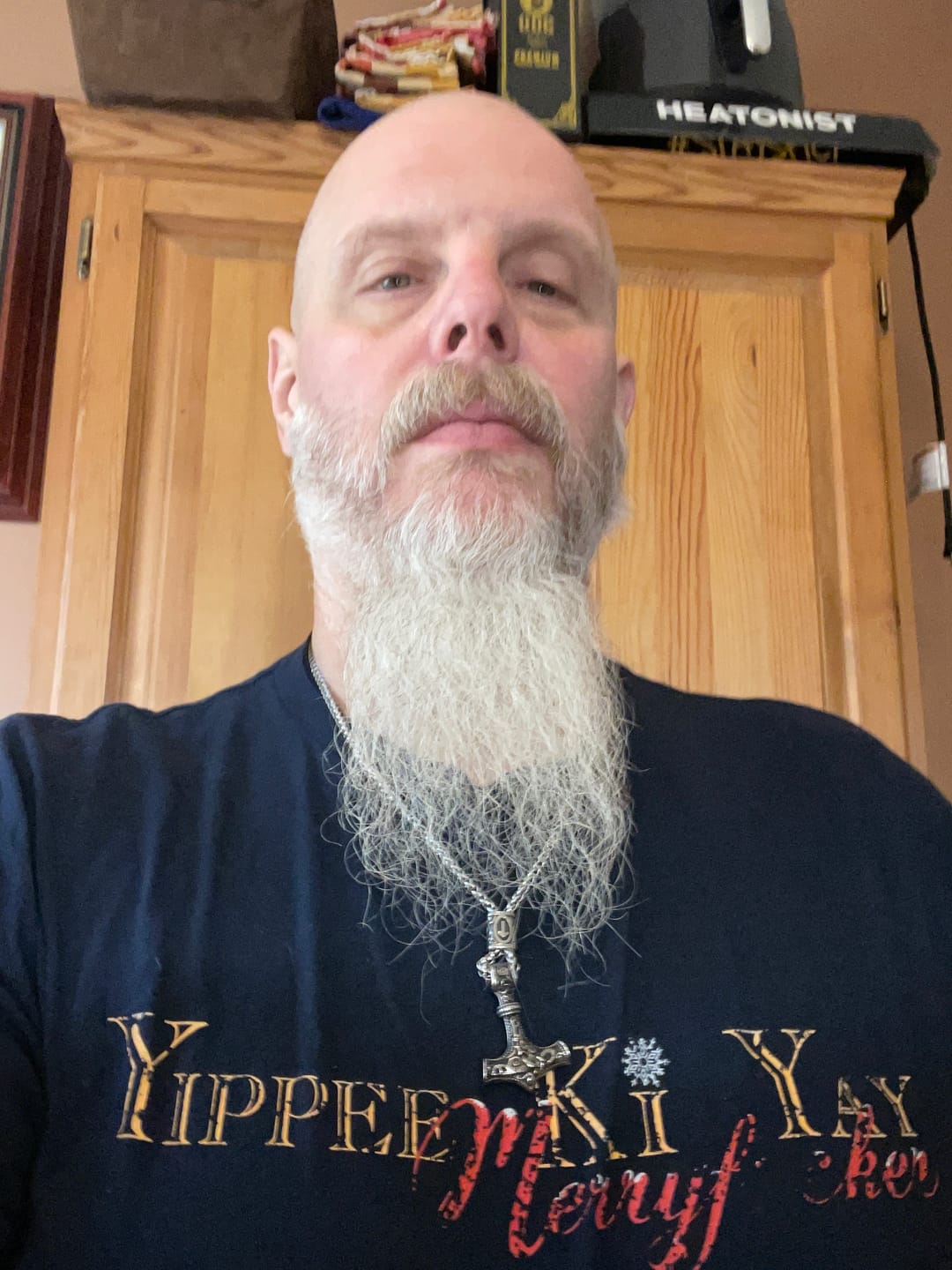 Customer photo review of Mjölnir - Thor's Hammer Stainless Steel Necklace